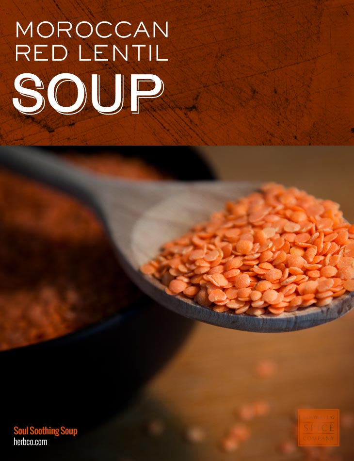 Monterey Bay Spice Co. - Soul Soothing Soups: Moroccan Red Lentil Soup