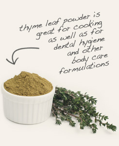 thyme leaf powder