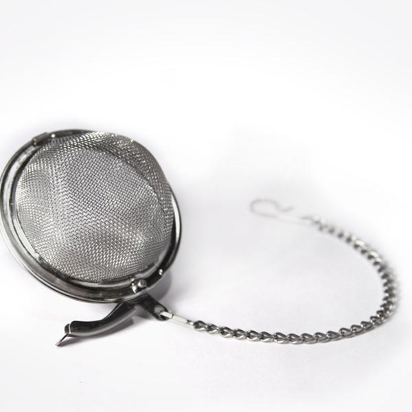 2 Stainless Steel Tea Ball Strainer Infuser with Bronze Flower Charm —  Cuppa Culture